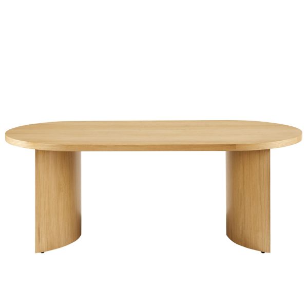 Aspect Oval Wood Coffee Table by Modway For Discount - Image 4