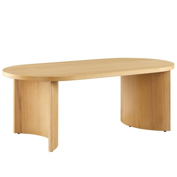 Aspect Oval Wood Coffee Table by Modway For Discount - Image 2