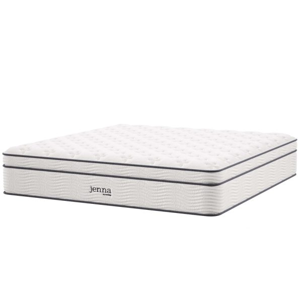 Jenna 14  Innerspring and Foam King Mattress by Modway Online