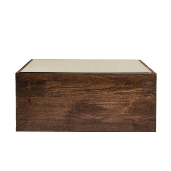 Truett Square Wood Rattan Coffee Table by Modway For Cheap - Image 4