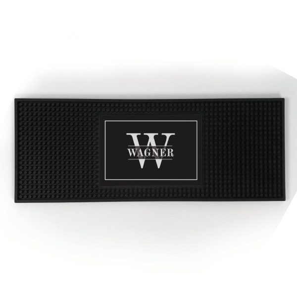 Family Name & Initial Printed Bar Mat Cheap - Image 4