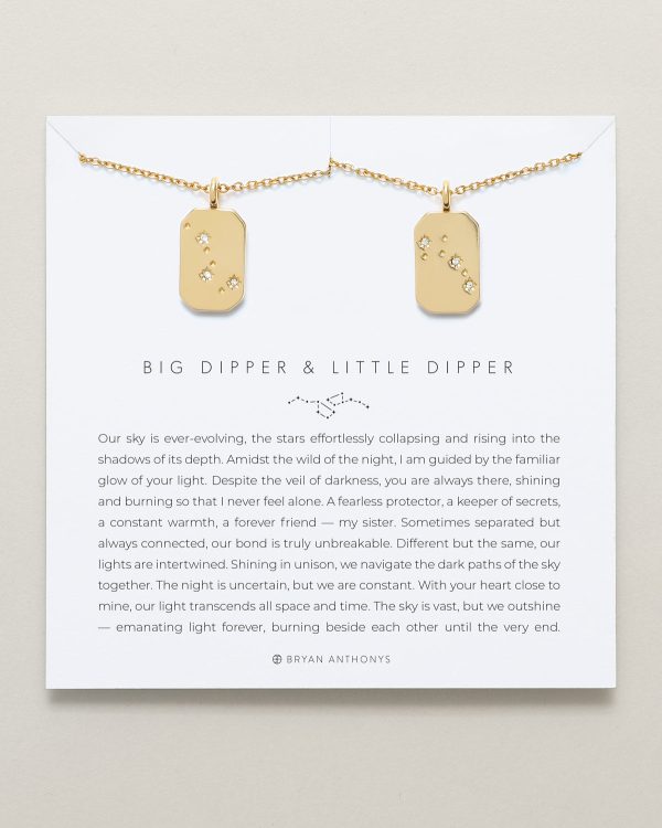 Big Dipper & Little Dipper Necklace Set Discount