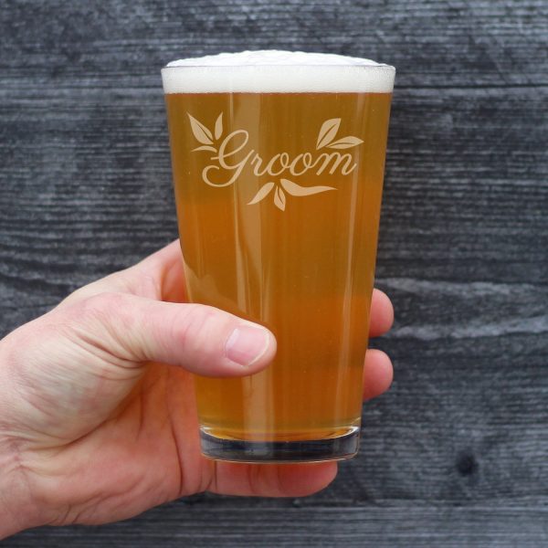 Groom Pint Glass For Discount - Image 3