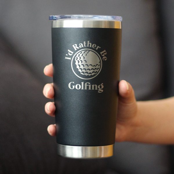 I d Rather Be Golfing  20 oz Coffee Tumbler Online now - Image 2