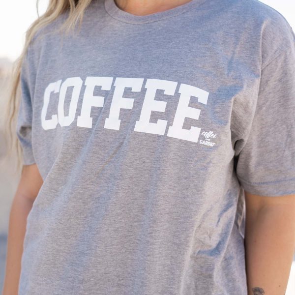 Grey Basic Coffee Tee Online now - Image 5